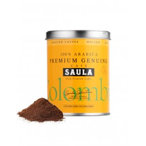 Café molido Saula 25124220, GENUINE COLOMBIA, 250 gramos