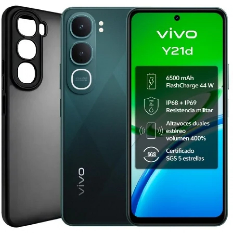 Smartphone Vivo Y21D 6GB/ 256GB/ 6.68"/ Verde