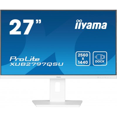 ProLite XUB2797QSU-W2 pantalla para PC 68,6 cm (27) 2560 x 1440 Pixeles Quad HD LED Blanco