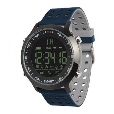 RELOJ INTELIGENTE LEOTEC HARDY LIFE AZUL - ESFERA 2.79CM FULL VIEW RETROILUMINADO IP67 - BT 4.0 - ALERTAS - PODÓMETRO - BAT. 1 AÑO - COMP. IOS/ANDROID