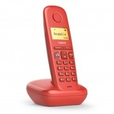 Telefono fijo inalambrico gigaset a270 rojo 80 numeros agenda - 10 tonos