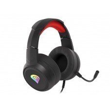 AURICULARES GAMING GENESIS NEON 200 NEGRO ROJO RGB