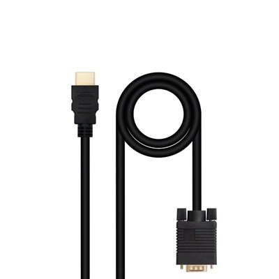 Conversor HDMI a VGA M-M, 1.8m Nanocable