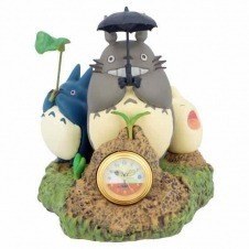 Figura reloj de mesa studio ghibli mi vecino totoro baile dondoko 10 cm