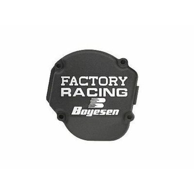 BOYESEN Factory Racing Ignition Cover Black Kawasaki KX80/KX85 SC-10AB