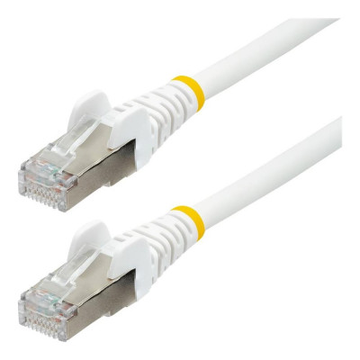 Cable de red startech latiguillo rj45 lszh s - ftp cat6a 0.5m blanco