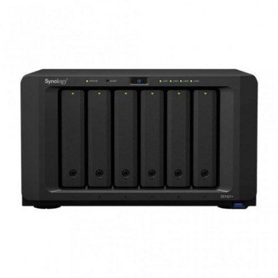 NAS Synology Diskstation DS1621+/ 6 Bahías 3.5- 2.5- M.2 2280 NVMe SSD/ 4GB DDR4/ Formato Torre