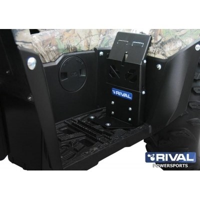 Reposapiés para pasajero RIVAL + kit de montaje - Yamaha Grizzly 550 / 700 / Kodiak 700 2444.0037.1