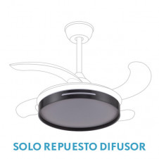 Difusor Ventilador Mbatis Negro