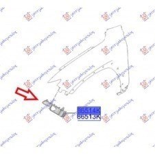 SOPORTE LATERAL PARACHOQUE DELANTERO DE PLASTICO (O)