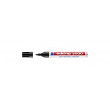 Edding 3000 marcador permanente Punta redonda Negro