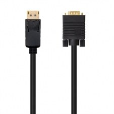 Cable displayport a vga nanocable 2m negro - macho - macho