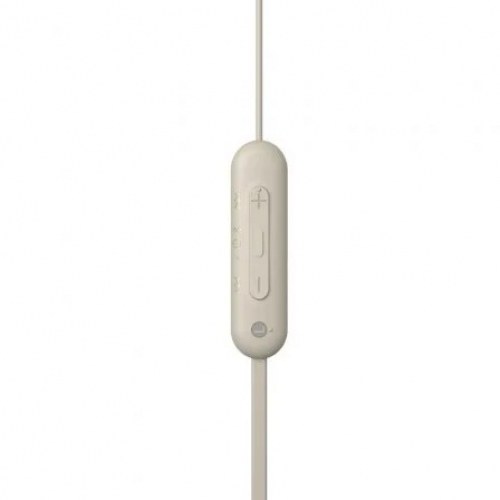 Auriculares Inalámbrico Intrauditivos Sony WI-C100/ con Micrófono/ Bluetooth/ Beige