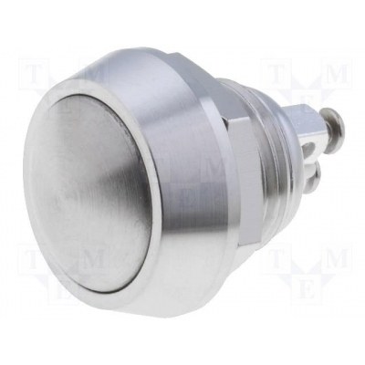 Pulsador Antivandalico Abierto Reposo OFF-(ON) IP65 2A/36Vdc