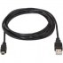 Cable Usb 2.0 Aisens A101-0024/ Usb Macho - Usb Mini Macho/ 1M/ Negro