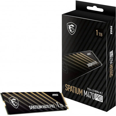MSI SSD M470 PRO 1tb PCIe 4.0 NVMe 6000 Mb-s