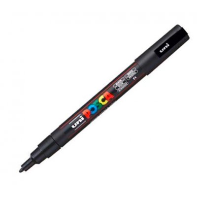 MARCADOR UNI-BALL POSCA PC3M 0.9-1.3MM NEGRO