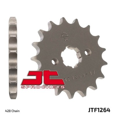 Piñón JT SPROCKETS acero estándar 1264 - Paso 428 JTF1264.17