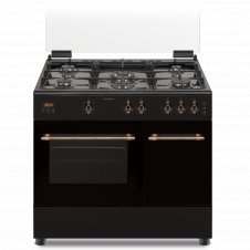 Cocina con horno Infiniton CCRST90EPH negro rústico 5 zonas 90cm