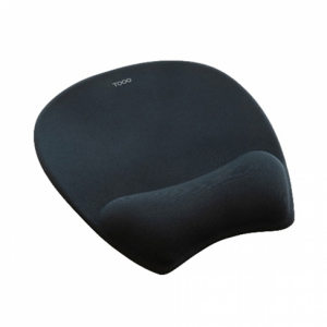 TooQ ALFOMBRILLA RATON ERGONOMICA MEMORY FOAM, NEGRO