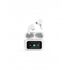 Gembird GMB Audio TWS-LCD-ANC-01-W auricular y casco Auriculares Inalámbrico Dentro de oído Llamadas/Música USB Tipo C Bluetooth Blanco