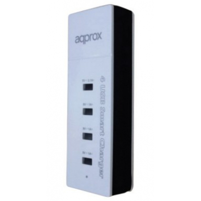 APPUSB4PW cargador de dispositivo móvil Blanco Interior