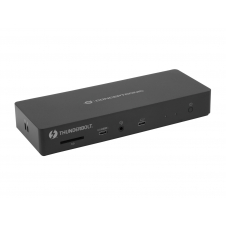 Conceptronic DONN30B base para portátil y replicador de puertos Alámbrico Thunderbolt 4 Negro