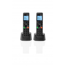 Motorola DOT202 Twin Teléfono DECT Identificador de llamadas Negro