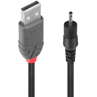 70265 cable de transmisión Negro 1,5 m USB A EIAJ-01 (2.5 mm, 0.7 mm)