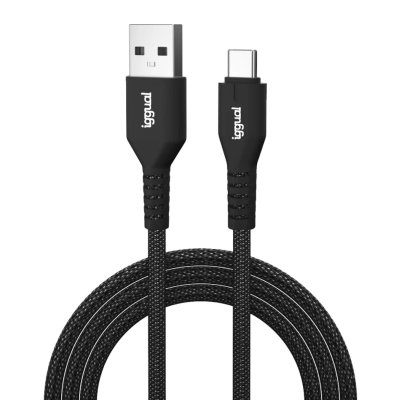 Cable USB-A a tipo C 3A 100 cm trenzado