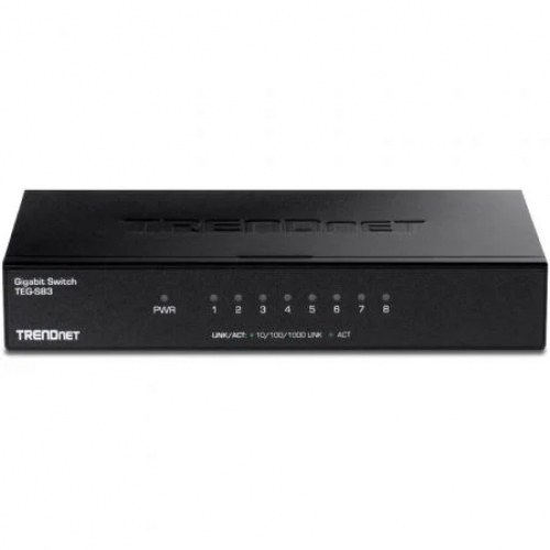 Switch TRENDnet TEG-S83 8 Puertos/ RJ-45 Gigabit 10/100/1000