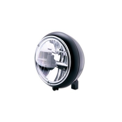 HIGHSIDER 7 inch LED headlight Yuma 2 TypE 3, black 223-230