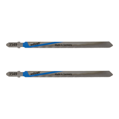 Hoja de sierra de calar hss 130 mm vástago t metal 2 uds