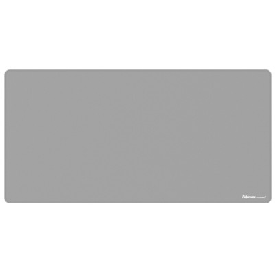 Fellowes Breyta Alfombrilla de Escritorio - Antideslizante - Proteccion Antimicrobiana - Antirreflectante - Fabricado con Material Reciclado - 40x80x0.25cm - Color Gris