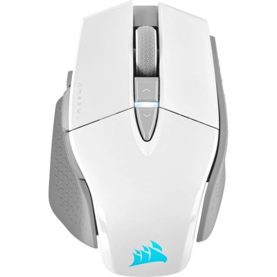 Raton inalambrico gaming corsair m65 ultra rgb blanco