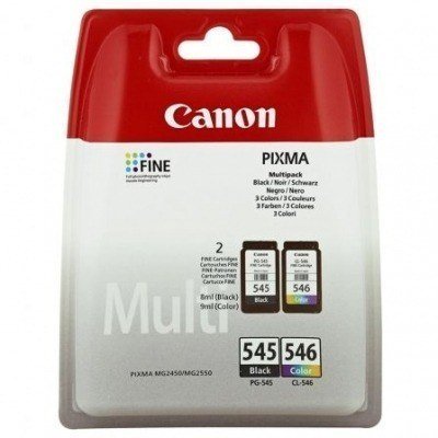 Canon Tinte PG-545/CL-546 8287B005 2er Pack (BK/Color) gemäß ISO/IEC 24711