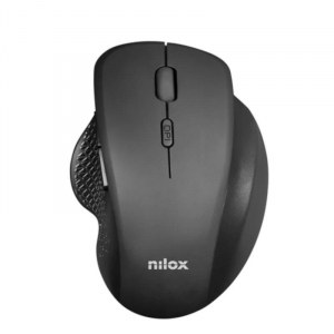 Nilox Ratón inalámbrico 3200 DPI, 2.4G, Negro