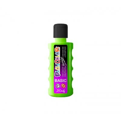 BOTE PINTURA PLAYCOLOR ACRYLIC 250ML VE CLARO