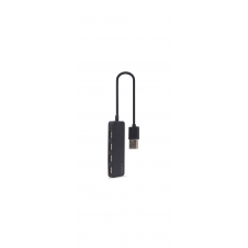 Gembird UHB-U2P4-06 hub de interfaz USB 2.0 Type-A 480 Mbit/s Negro