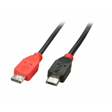 Lindy 31758 cable USB 0,5 m USB 2.0 Micro-USB B Negro