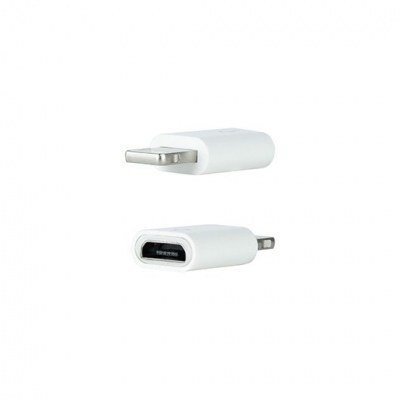 ADAPTADOR LIGHTNING A MICRO USB NANOCABLE BLANCO