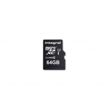 Memoria microsd Integral flash 64gb UHS-I negro INTF1064GB