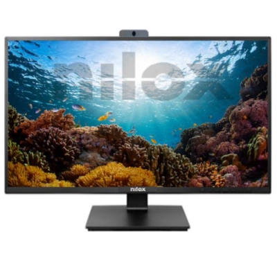 Monitor led 24pulgadas nilox nxm24rwc02 va - fhd - hdmi - dp - vga - 75hz - 4ms - vesa 100 x 100 - webcam