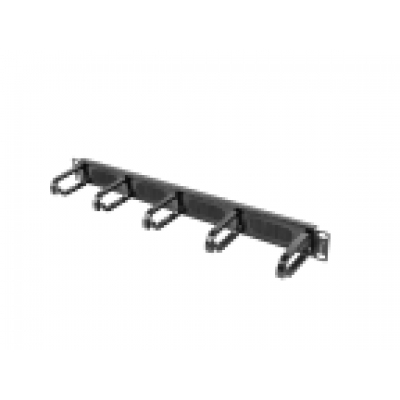 ORGANIZADOR DE CABLES LANBERG 5 ANILLOS 19 1U TIPO B NEGRO