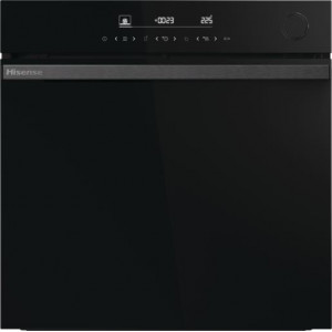 Horno hidrolítico Hisense BSA66346ADBGWIFI, 77 litros, vapor con depósito, WiFi, sonda térmica, Air Fry, 22 programas, clase A+, cristal negro