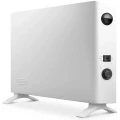 Convector DeLonghi HSX2320F Slim Style, 2.000 W, ventilador lateral, blanco
