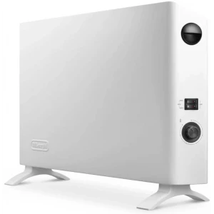 Convector DeLonghi HSX2320F Slim Style, 2.000 W, ventilador lateral, blanco