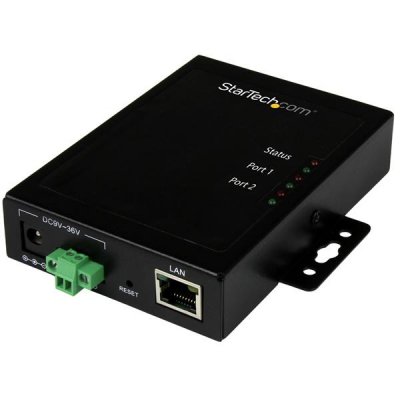 Servidor de Dispositivos Serie a IP de 2 Puertos RS232 - De Metal