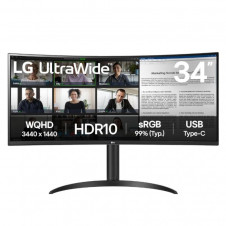 LG 34WR50QK-B monitor 34\1 WQHD 2xHDMI DP curvo
