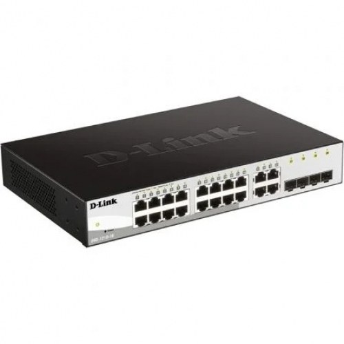 Switch Gestionado D-Link DGS-1210-16 16 Puertos/ Gigabit 10/100/1000/ SFP